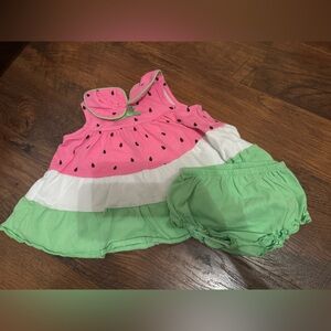 Good Lad Pink and Green Watermelon Outfit